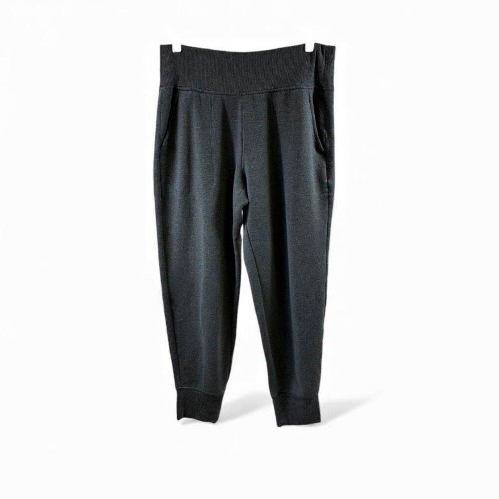 Athleta Gray Fleeced Joggers Size M